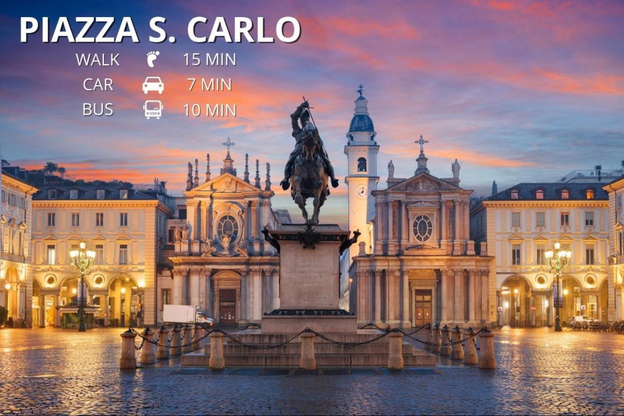 Appartamenti Vista Mole, Centro A 15 Min - Luxury Suites & Fast Wifi Turin Exteriör bild